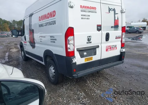 2022 Ram Promaster 2500 High Roof 136 Wb from USA, damaged, VIN 3C6LRVCG5NE110878